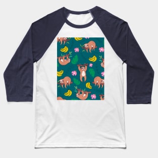 Lazy sloth Baseball T-Shirt